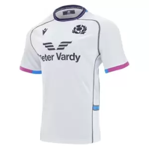 Image of Macron Scotland Alternate Rugby Shirt 2021 2022 - White