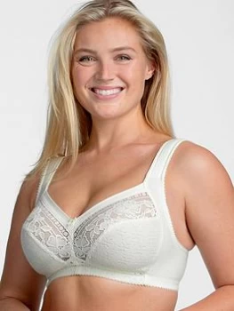 Image of Miss Mary of Sweden Non Wire Cotton Lined Cup Bra - Champagne, Champagne, Size 42E, Women
