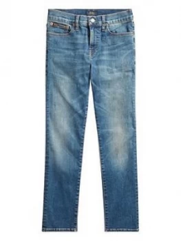 Image of Ralph Lauren Boys Eldridge Skinny Jeans - Mid Wash