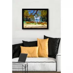 Image of SC0767 Multicolor Decorative Framed MDF Painting