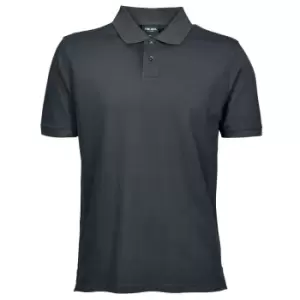 Image of Tee Jays Mens Heavy Pique Short Sleeve Polo Shirt (S) (Dark Grey)