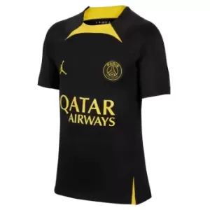 Image of Air Jordan Paris Saint Germain Strike Top Juniors - Black