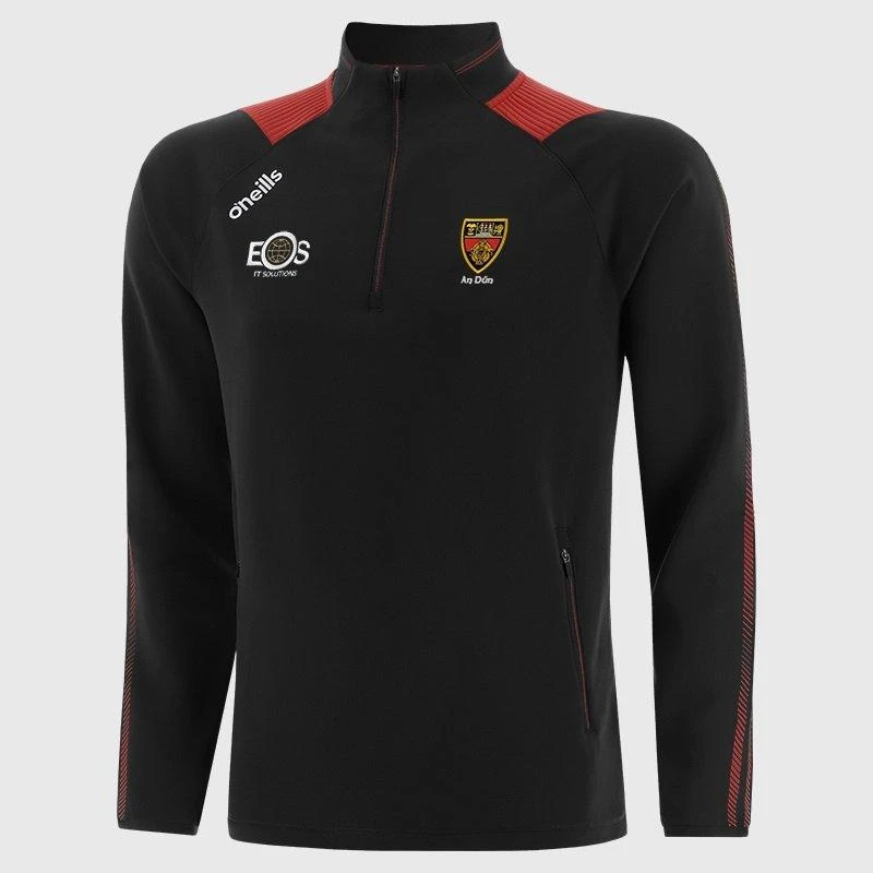 Image of ONeills Down Dynamo Half Zip Top Senior Black/Red male M