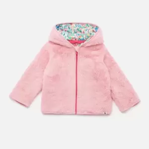 Image of Joules Babies' Cuddle Cat Hood Fleece Jacket - 9-12 months