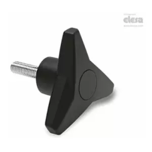 Image of Elesa - Three-arm knob-VB.839/63 p-M8x25-C4 Yellow