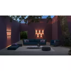Image of Maytoni Strato Outdoor Up Down Wall Lamp Black, IP54, 3000K