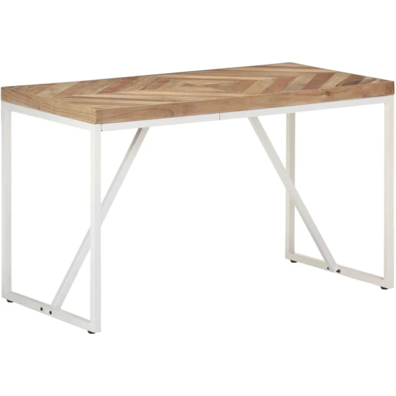 Image of VIDAXL Dining Table 120x60x76cm Solid Acacia and Mango Wood Vidaxl 8720286068113