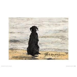 Image of Sam Toft - Black Dog Going Home 30 x 40cm Art Print