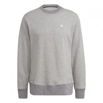 Image of adidas Sportswear Comfy & Chill Sweatshirt Mens - Medium Grey Heather