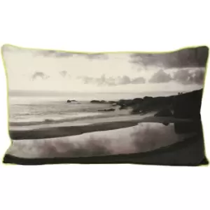Image of Riva Home Neon Coast Cushion Cover (30x50cm) (Lime) - Lime