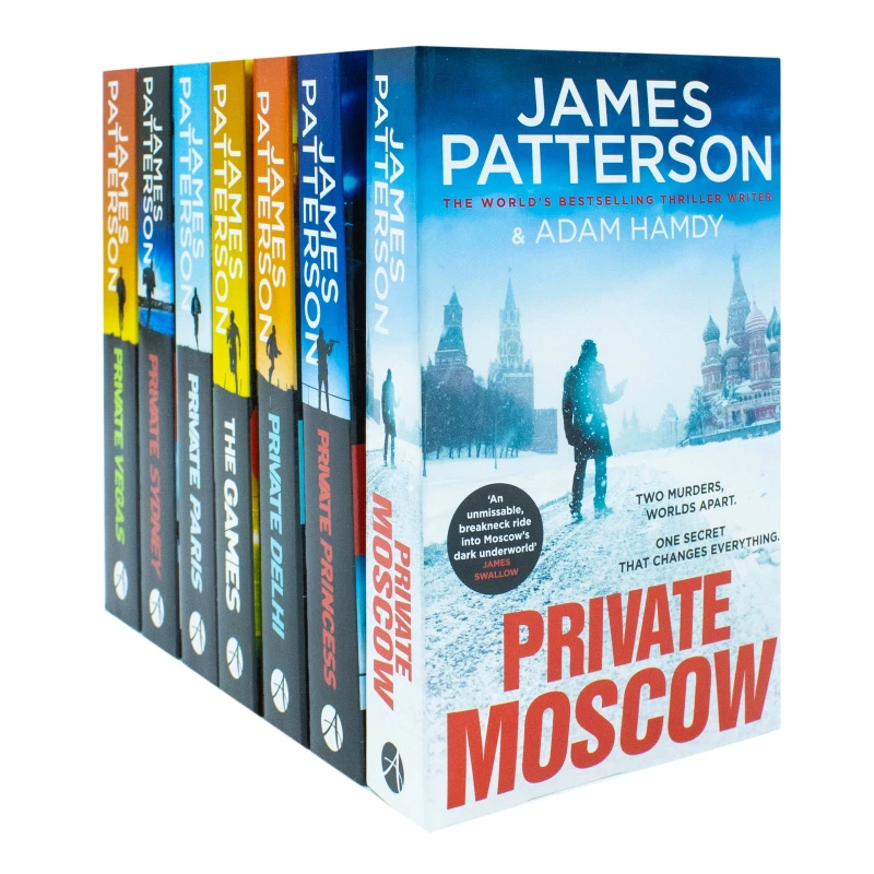 Image of James Patterson Private Series Books 9 - 15 Collection Set (Private Vegas, Private Sydney, Private Paris) James Patterson Books