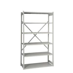 Image of Bisley Shelving Starter Kit W1000xD460mm Grey BY838032