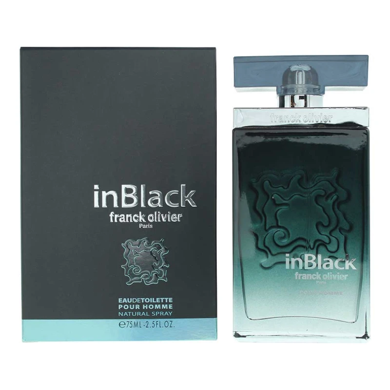 Image of Franck Olivier In Black Eau de Toilette 75ml