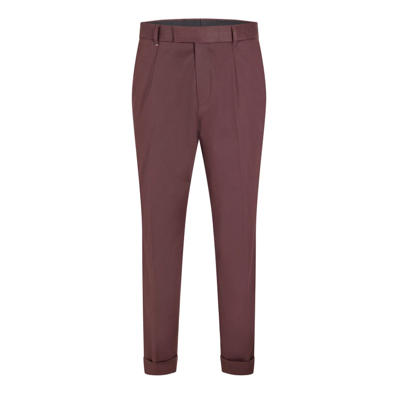 Image of Boss Mens C Pepe Pl Straight Leg Trousers Open Red male 30W R