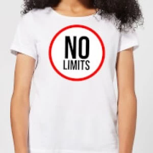 Image of No Limits Womens T-Shirt - White - 3XL