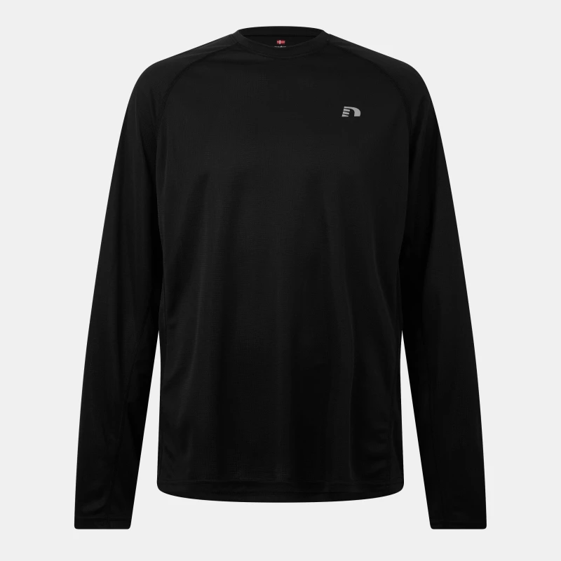 Image of Newline Mens Long-Sleeve Performance Running Top Black male Large