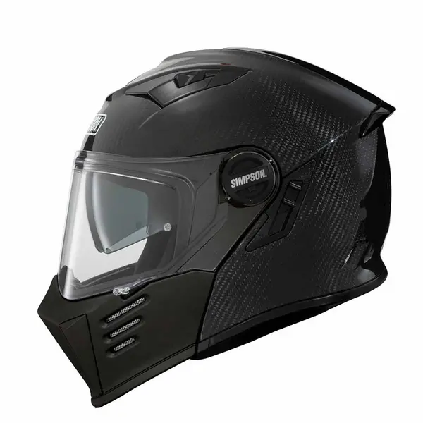 Image of Simpson Darksome Carbon ECE22.06 Modular Helmet Size L