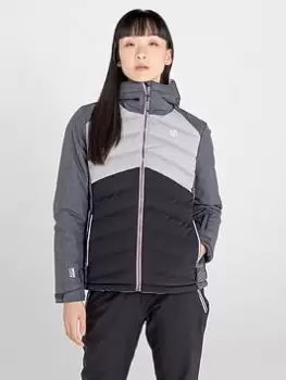 Image of Dare 2b Coded Waterproof Quilted Ski Jacket, Ebony, Size 8, Women