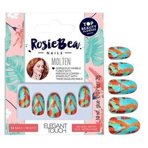 Image of Rosie Bea Fake Nails - Molten Blue