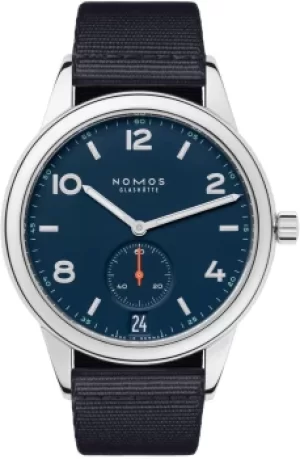 Image of Nomos Glashutte Watch Club Automat Datum Atlantik Sapphire Crystal