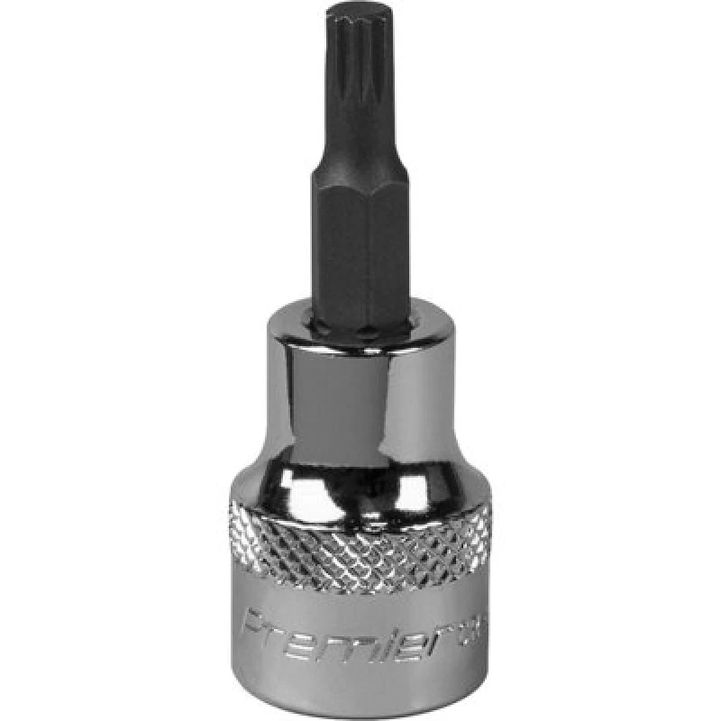 Image of Loops M5 Forged Spline Socket Bit - 3/8" Square Drive - Chrome Vanadium Wrench Socket Multi