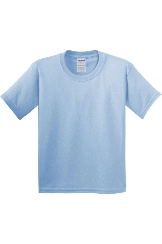 Image of Gildan Heavy Cotton T-Shirt Pack of 2 in Light Blue Size: XS Light Blue Unisex XS