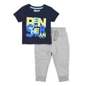 Image of Ben Sherman Ben M Fnt T & Jg Set Bb99 - Blue
