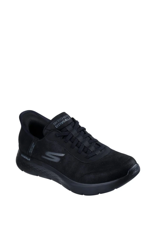 Image of Skechers Go Walk Flex Slip On Runners Mens - Black 7