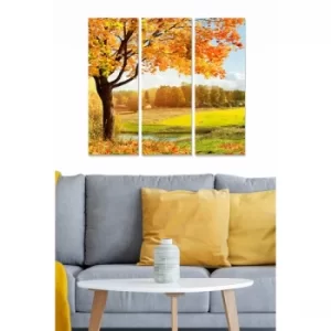 Image of MDF61477795 Multicolor Decorative MDF Painting (3 Pieces)