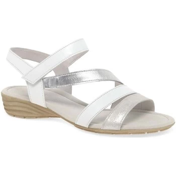 Image of Gabor Earl Womens Casual Sandals womens Sandals in White,4,4.5,5,5.5,6,7,7.5