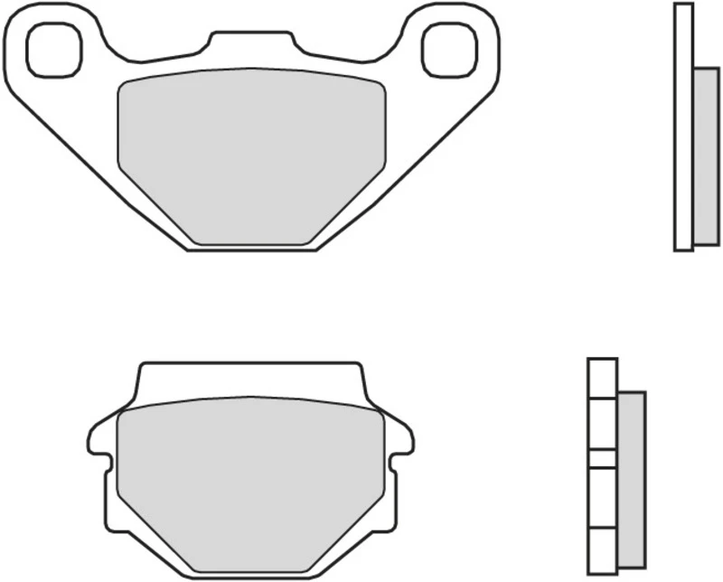 Image of Brembo S.p.A. Street Carbon Ceramic Brake pads - 07YA54CC