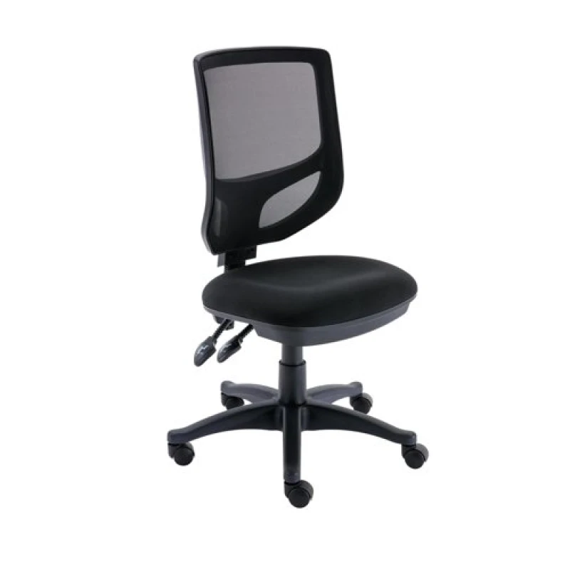 Image of Astin Nesta Mesh Back Operator Chair 590x900x1050mm Black KF70025