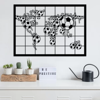 Image of Ball - Black Decorative Metal Wall Accessory