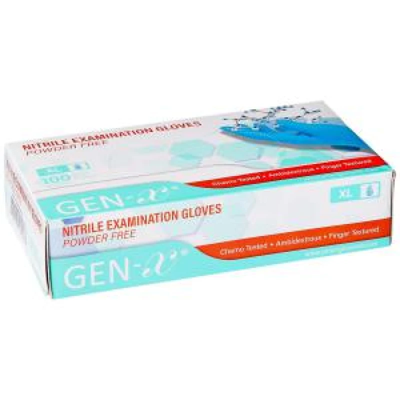 Image of ValueX Nitrile Gloves Blue X Large (Pack 100) NGG100XLBU