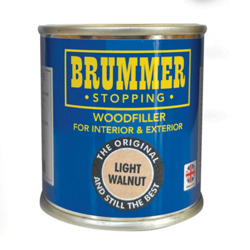 Image of Brummer Wood Filler BM30410 Colour: Light Walnut