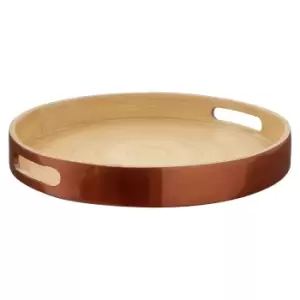 Image of Premier Housewares Kyoto Small Tray - Rose Gold