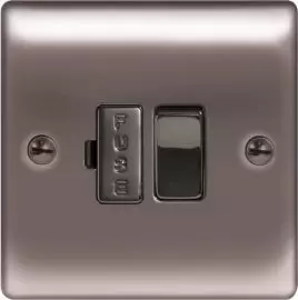 Image of BG Nexus Metal Black Nickel Fused Spur 13A - NBN50