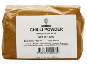 Image of Tree Of Life Chilli Powder - 500g (Case of 1)