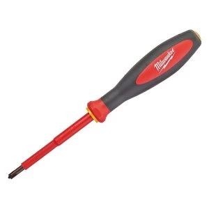 Image of Milwaukee Hand Tools VDE Slotted/Phillips Screwdriver SL/PH2 x 100mm