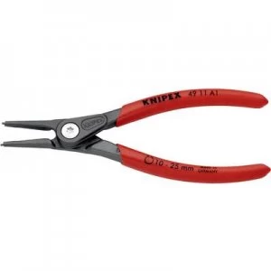 Image of Knipex 49 11 A1 Circlip pliers Suitable for Outer rings 10-25mm Tip shape Straight