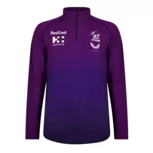 Image of Castore Melbourne Storm Training Quarter Zip Top - Blue