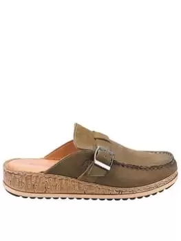 Image of Hush Puppies Sorcha Loafer Mule - Khaki, Size 5, Women