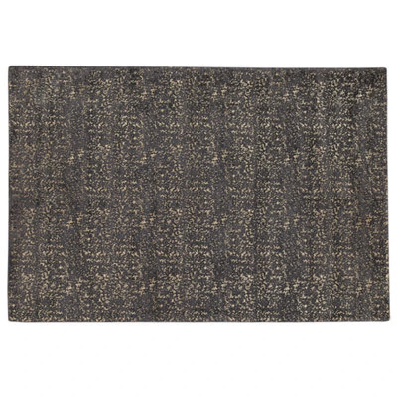 Image of Beliani Rug Esel Gold 140 X 200 Cm Viscose