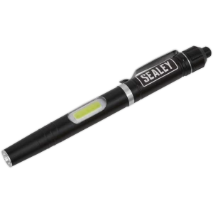 Image of Sealey Aluminium Pen Light Black