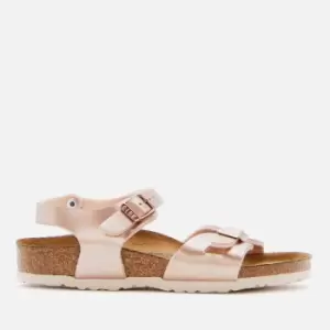 Image of Birkenstock Rio Kids Sandals - Electric Metallic Copper - UK 1 Kids