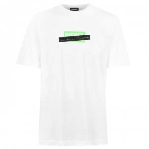 Image of Diesel Strikeout T Shirt - White 100