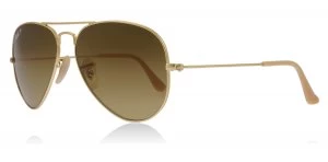 Image of Ray-Ban RB3025 Sunglasses Gold Matte 112/M2 Polariserade 55mm