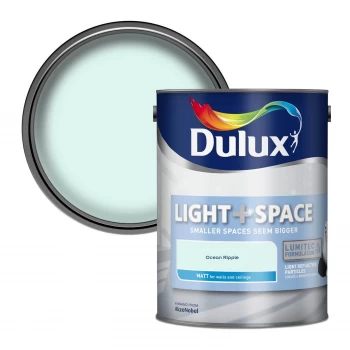Image of Dulux Light & Space Ocean Ripple Matt Emulsion Paint 5L