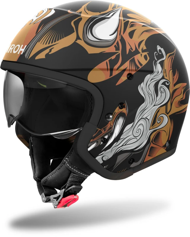 Image of Airoh J 110 Oni Gloss Jet Helmet Size L