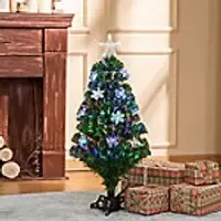 Image of Homcom Artificial Christmas Tree Green 50 x 90 cm